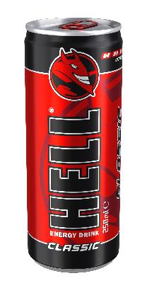 Nápoj Hell energetický 250ml plech