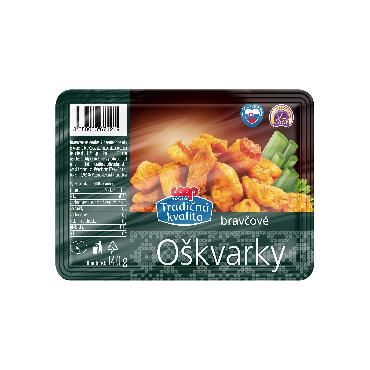 COOP Oškvarky kusové bravčové 140g TK